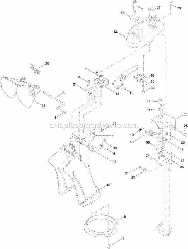 Toro 37777 (315000001-315999999) Power Max 826 Ote Snowthrower, 2015 Chute Assembly Diagram