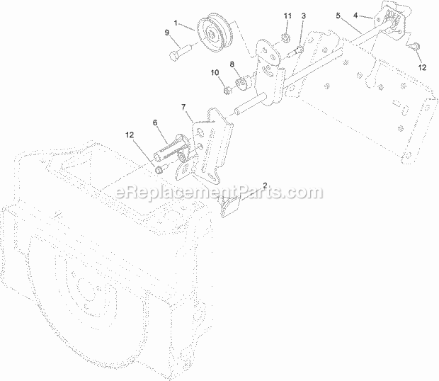 Toro 37781 (316000001-316999999) Power Max 826 Oxe Snowthrower, 2016 Impeller Drive Assembly Diagram