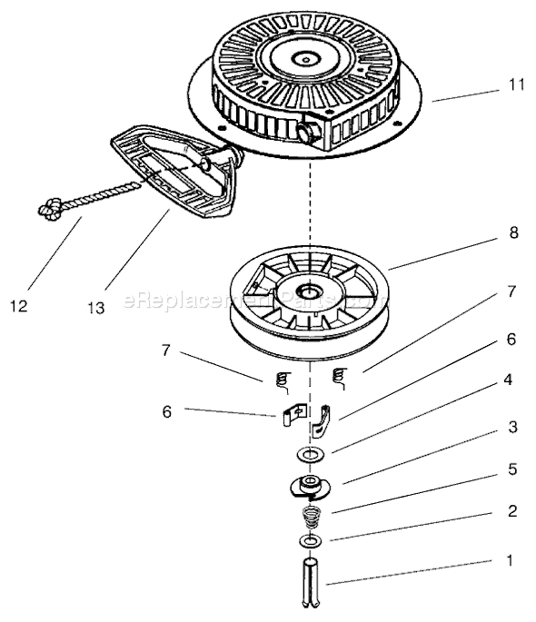 Toro 38086 (200000001-200999999)(2000) Snowthrower Lower Traction Assembly Diagram