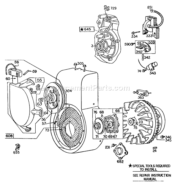 Toro 38090 (0000001-0999999)(1980) Snowthrower Page K Diagram