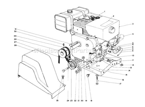 Toro 38090 (2000001-2999999)(1982) Snowthrower Page E Diagram