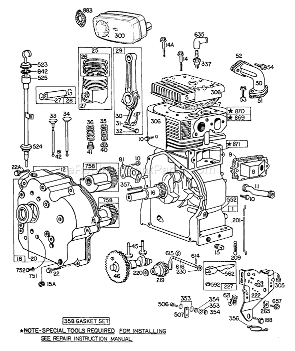 Toro 38090 (3000001-3999999)(1983) Snowthrower Page K Diagram