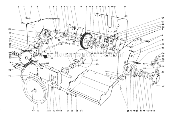 Toro 38150 (7000001-7999999)(1987) Snowthrower Page N Diagram