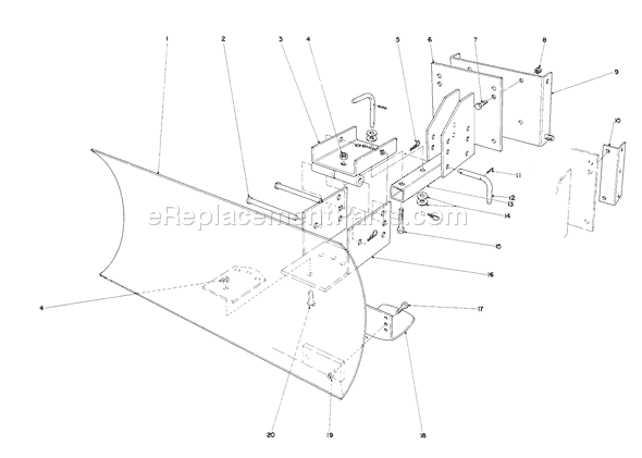 Toro 38150 (7000001-7999999)(1987) Snowthrower Page I Diagram