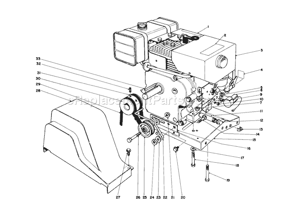 Toro 38155 (4000001-4999999)(1984) Snowthrower Page C Diagram