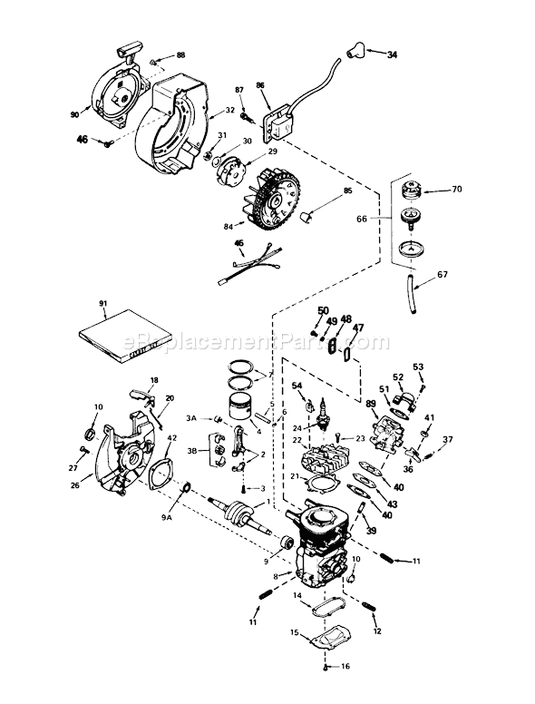 Toro 38162C (6000001-6999999)(1986) Snowthrower Page C Diagram