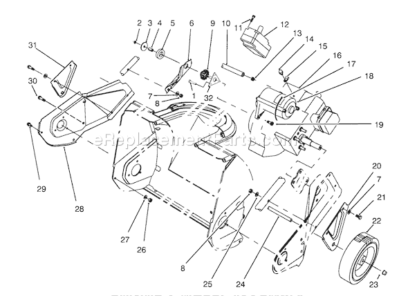 Toro 38170 (4900001-4999999)(1994) Snowthrower Page E Diagram