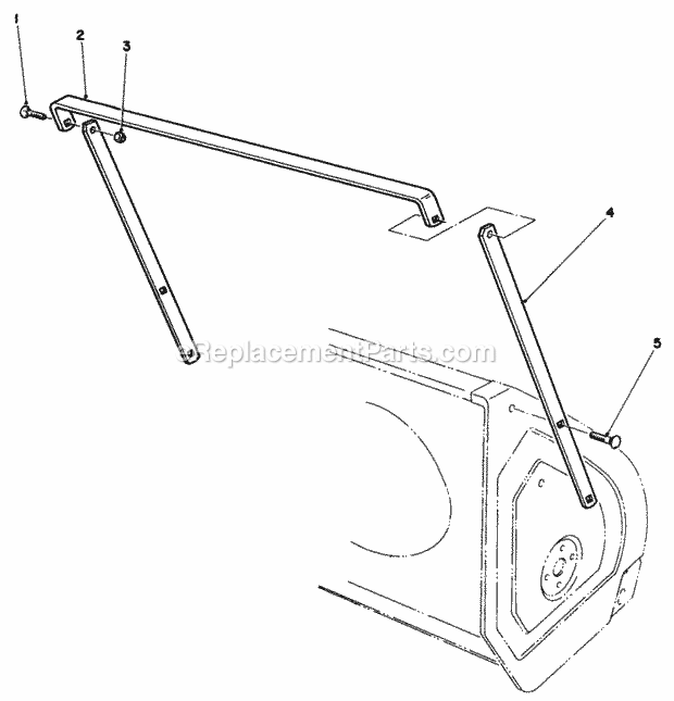Toro 38513 (1000001-9999999) (1991) Snowthrower Drift Breaker Assembly (Optional) Diagram