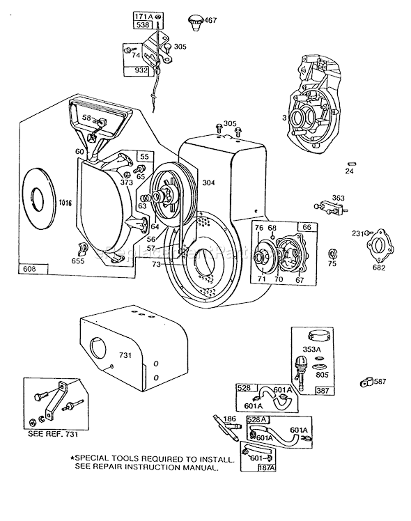 Toro 38580 (0000001-0999999)(1990) Snowthrower Page H Diagram