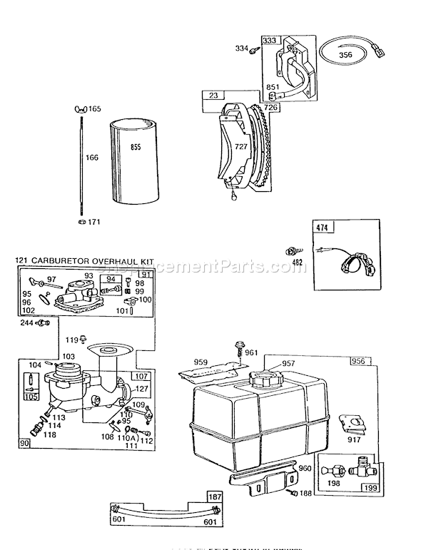 Toro 38580 (8000001-8999999)(1988) Snowthrower Page I Diagram