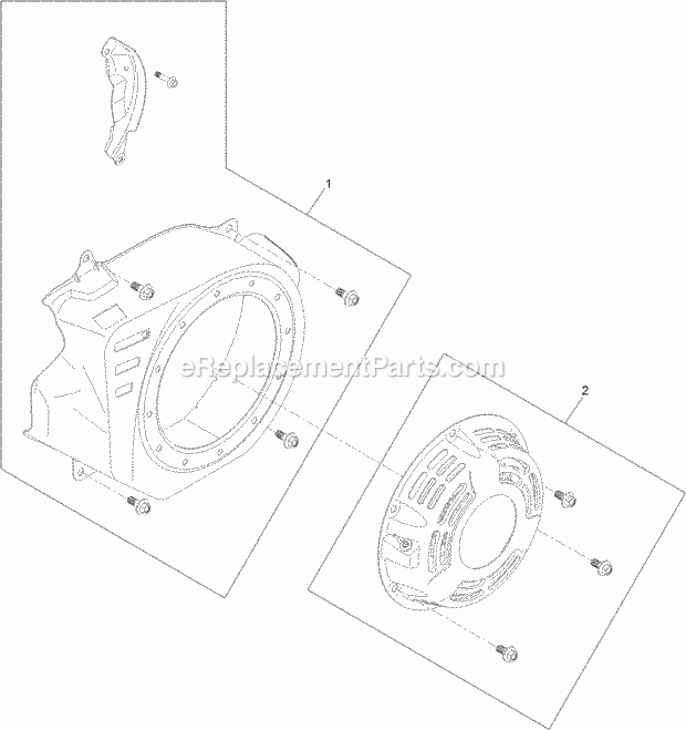 Toro 38743 (315000001 - 315999999) Power Clear 721 QZR Snowthrower Engine_Assembly_No_3 Diagram