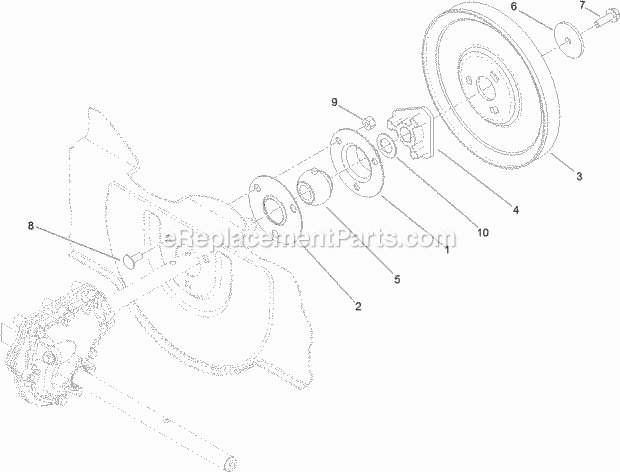 Toro 38810 (314000001-314999999) Power Max 724 Oe Snowthrower, 2014 Impeller Assembly Diagram