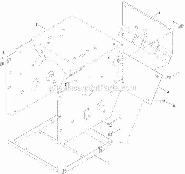 Toro 38823 (400000000-999999999) Power Max Heavy Duty 926 Ohxe Snowthrower Housing Assembly Diagram