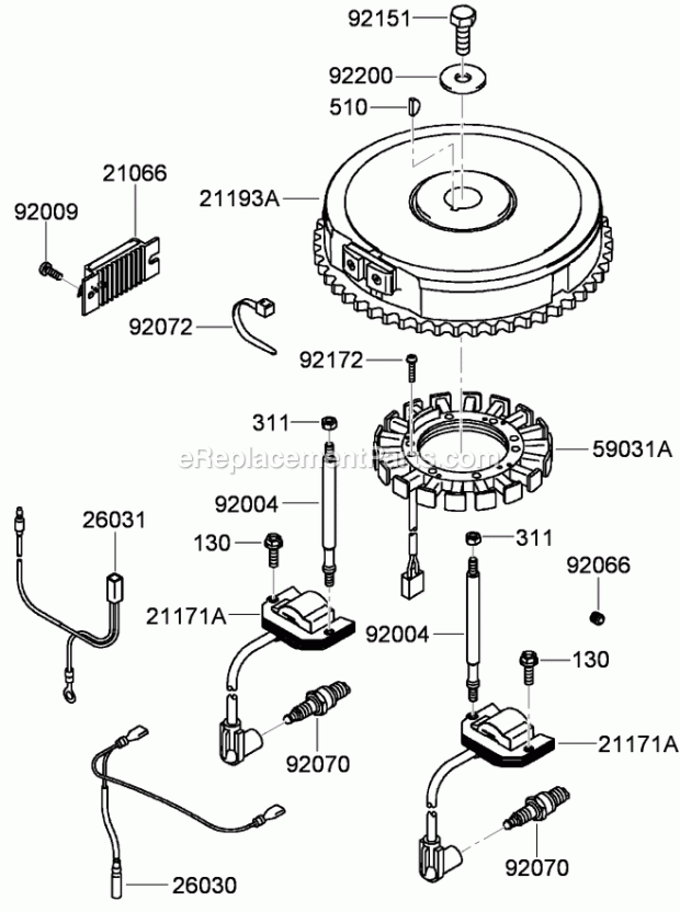 Toro 39496 (280000001-280999999) Commercial Walk-behind Mower, Floating Deck Split Lever Hydro Drive With 40in Turbo Force Cutti Electric Equipment Assembly Kawasaki Fh541v-Es24 Diagram