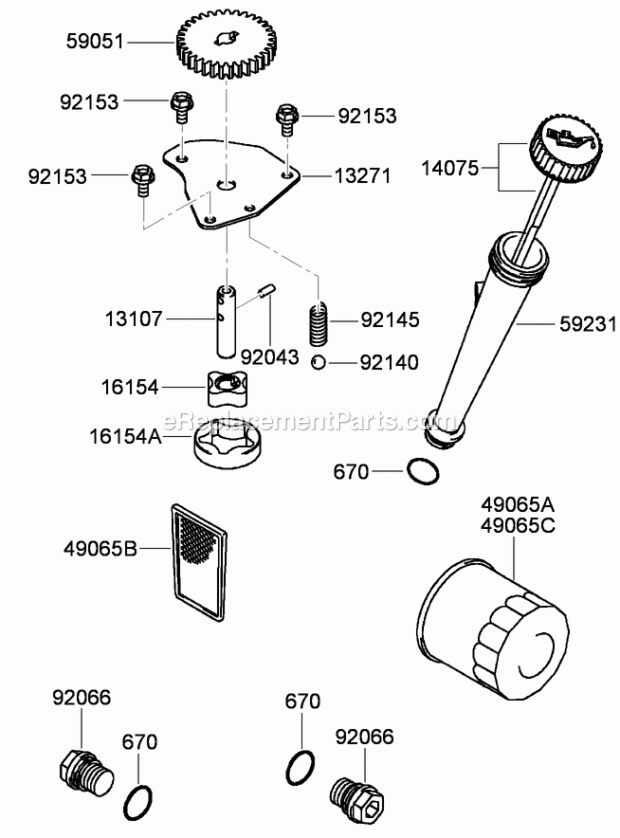 Toro 39496 (280000001-280999999) Commercial Walk-behind Mower, Floating Deck Split Lever Hydro Drive With 40in Turbo Force Cutti Lubrication Equipment Assembly Kawasaki Fh541v-Es24 Diagram