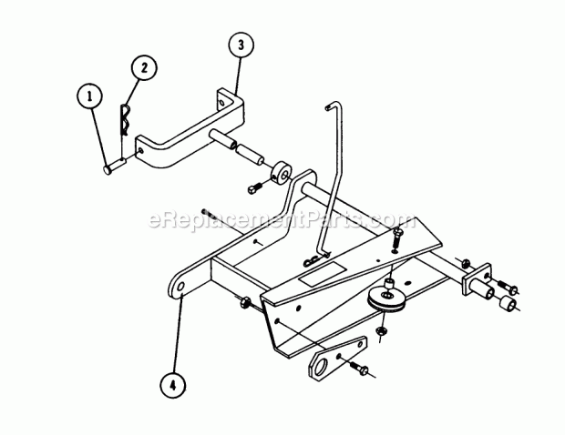 Toro 5-1421 (1968) 42-in. Side Discharge Mower Supplemental Sheet for Sickle Bar Mower Model 7-1321 (Formerly Sms-425) Diagram