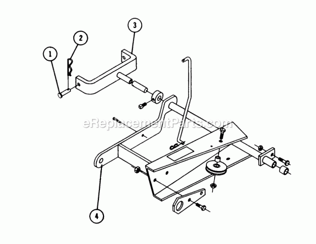 Toro 5-1481 (1968) 48-in. Side Discharge Mower Supplemental Sheet for Sickle Bar Mower Model 7-1321 (Formerly Sms-425) Diagram