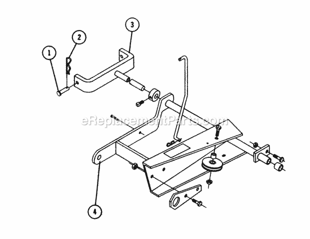 Toro 5-7361 (1969) 36-in. Rear Discharge Mower Supplemental Sheet for Sickle Bar Mower Model 7-1321 (Formerly Sms-425) Diagram