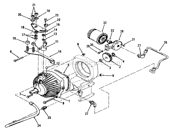 Toro 51-16OE02 (2000001-2999999)(1992) Lawn Tractor Automatic Transmission Diagram