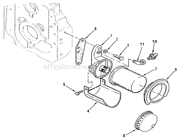 Toro 51-16OE02 (2000001-2999999)(1992) Lawn Tractor Oil Filter Power Plus Diagram
