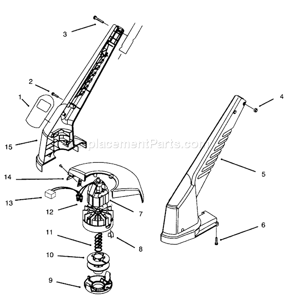 Toro 51249 (69000001-69999999)(1996) Trimmer Page B Diagram