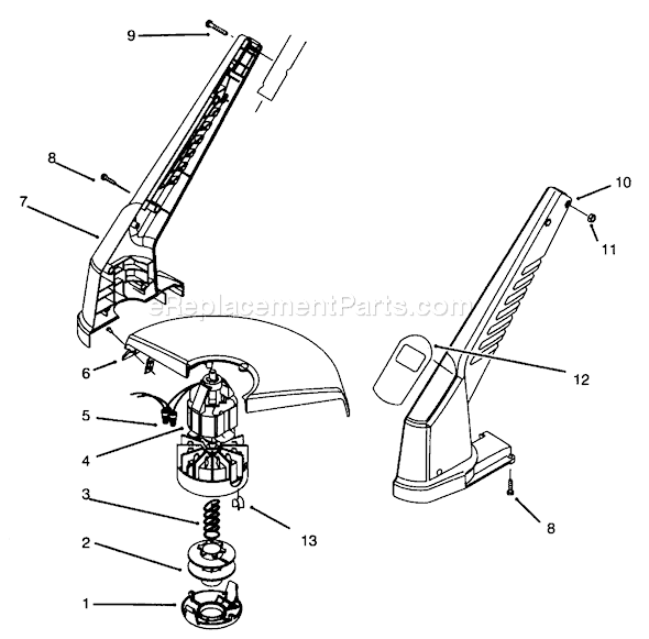 Toro 51326 (69000001-69999999)(1996) Trimmer Page B Diagram