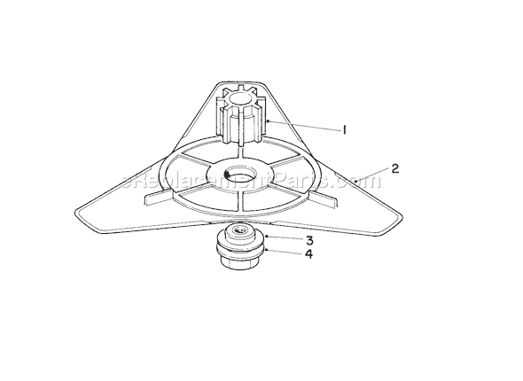 Toro 51628 (9000001-9999999)(1989) Trimmer Flex Blade Kit Diagram