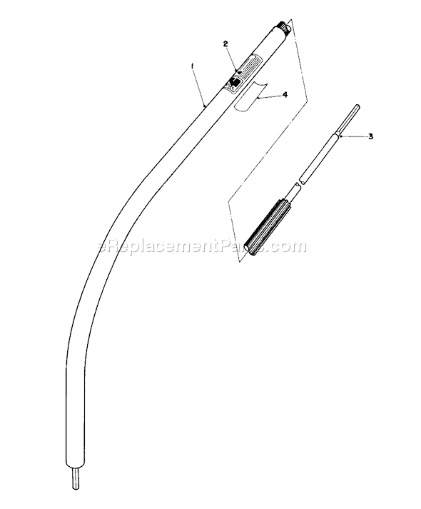 Toro 51630 (1000001-1999999)(1981) Trimmer Shaft & Tube Assembly Diagram