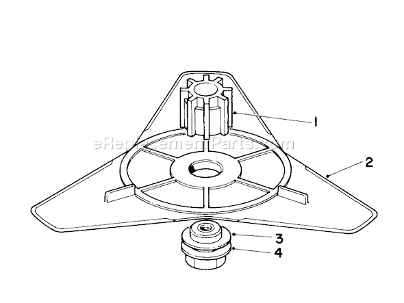 Toro 51637 (0000001-0999999)(1990) Trimmer Flex Blade Kit Diagram