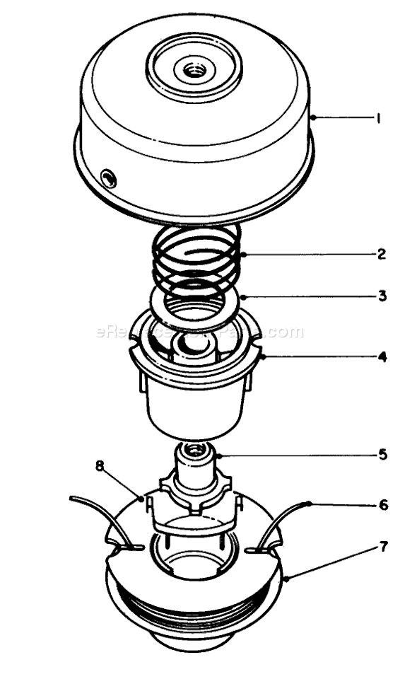 Toro 51645 (5000001-5999999)(1985) Trimmer Page M Diagram