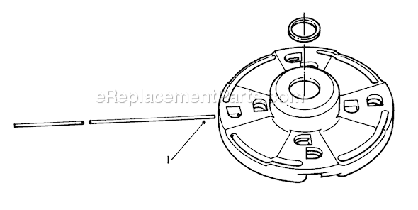 Toro 51645 (5000001-5999999)(1985) Trimmer Fixed Line Head Diagram