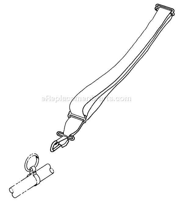 Toro 51645 (7000001-7999999)(1987) Trimmer Shoulder Harness Diagram