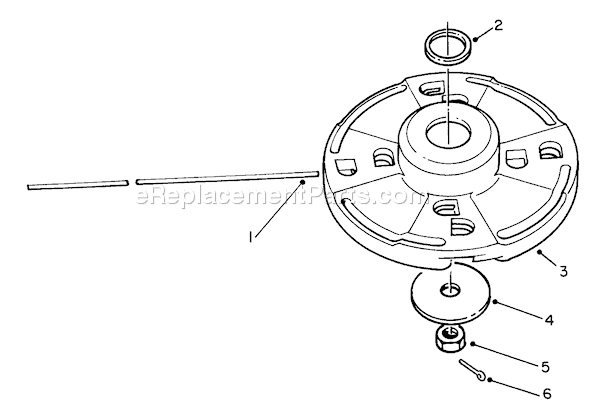 Toro 51650 (0000001-0999999)(1990) Trimmer Page F Diagram