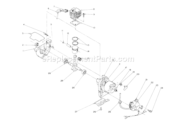 Toro 51655 (0000001-0999999)(1990) Trimmer Page D Diagram