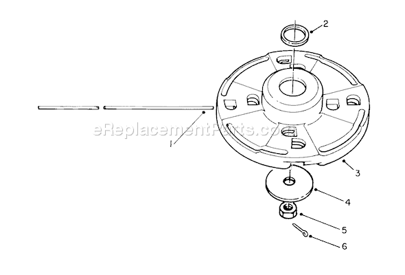 Toro 51655 (0000001-0999999)(1990) Trimmer Page G Diagram