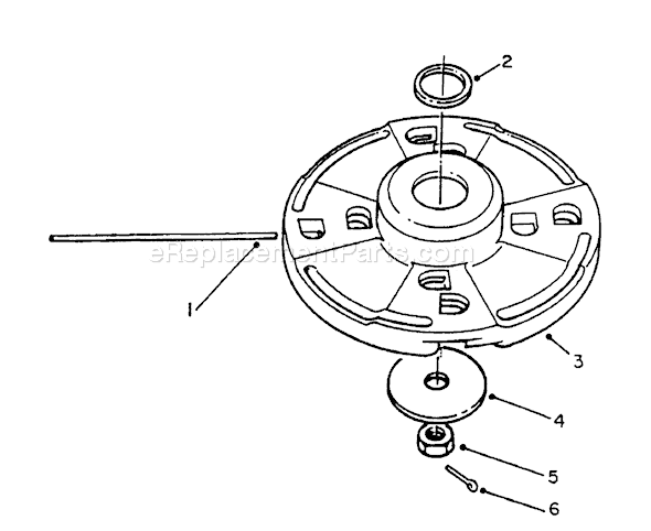 Toro 51660 (2000001-2999999)(1992) Trimmer Metallic Fixed Line Cutter Head Diagram
