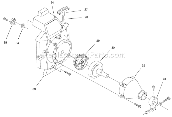 Toro 51912 (69000001-69999999)(1996) Trimmer Page D Diagram
