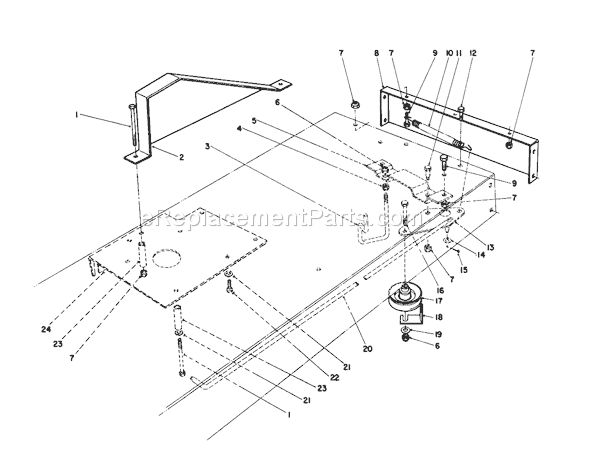 Toro 56150 (6000001-6999999)(1986) Lawn Tractor Traction Assembly Diagram