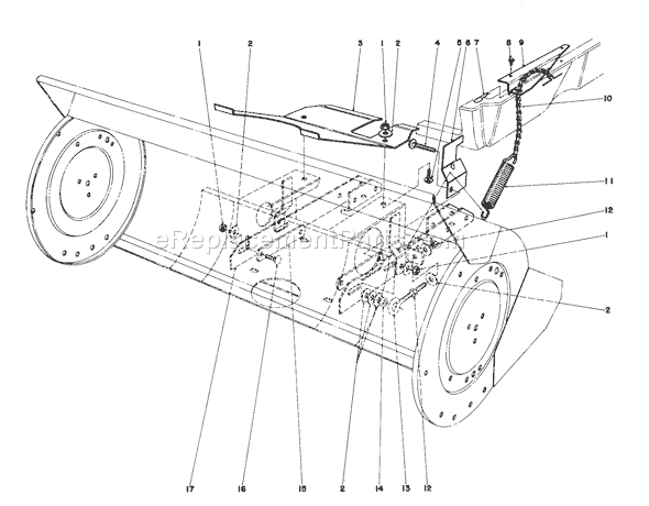 Toro 57300 (2000001-2999999)(1982) Lawn Tractor Page D Diagram