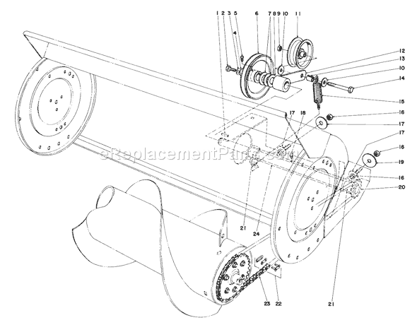 Toro 57356 (3000001-3999999)(1983) Lawn Tractor Page C Diagram