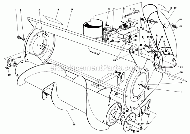 Toro 57385 (0000001-0999999) (1980) 11 Hp Front Engine Rider Page D Diagram