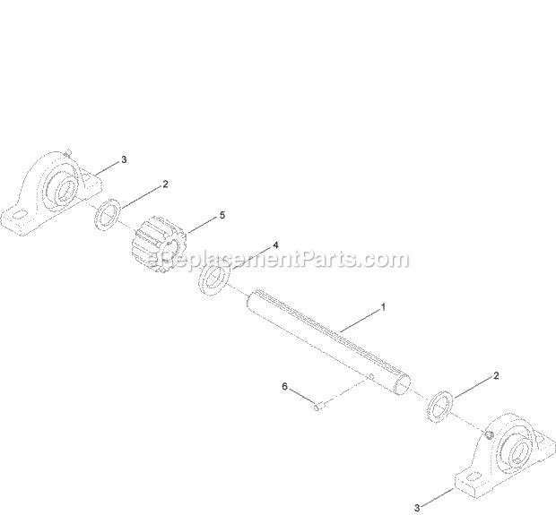 Toro 60219C (316000001-316999999) Mmx-850e-s Mortar Mixer, 2016 Pinion Assembly No. 131-5704 Diagram