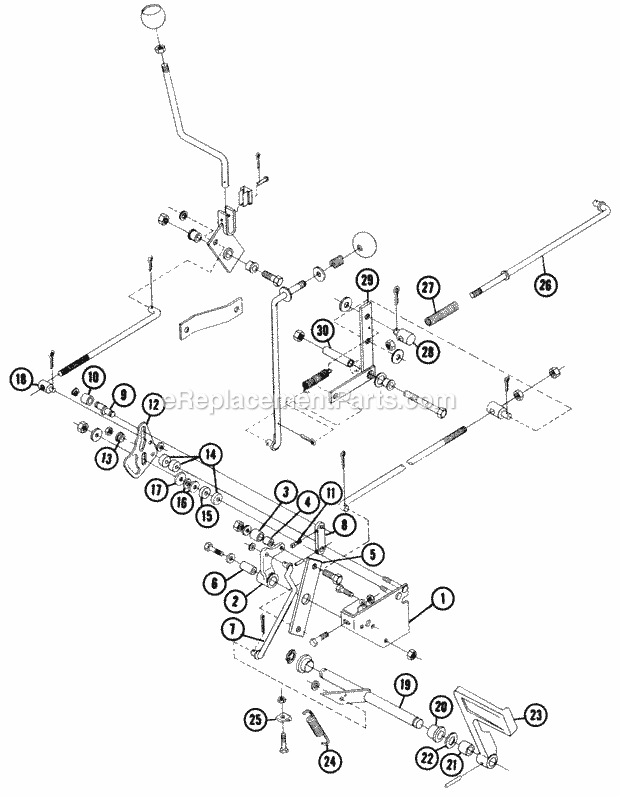Toro 61-16OS01 (1976) D-160 Automatic Tractor Page C Diagram