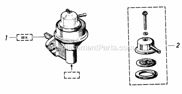 Toro 61-20RG01 (1976) D-250 10-speed Tractor Page AC Diagram