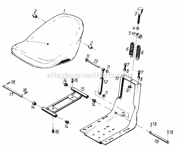 Toro 61-20RG01 (1977) D-250 10-speed Tractor Page U Diagram