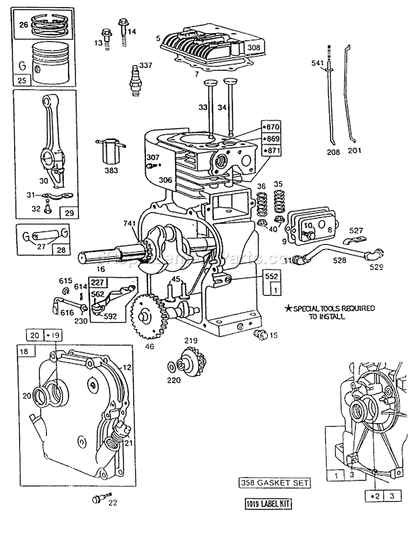 Toro 62912 (2000001-2999999)(1992) Blower-Vacuum Page F Diagram