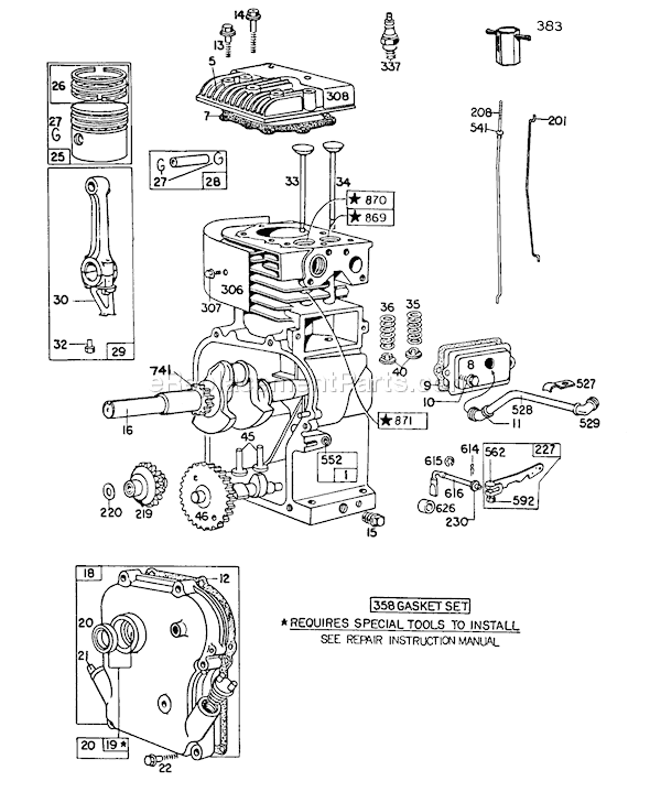 Toro 62923 (6000001-6999999)(1986) Blower-Vacuum Page F Diagram