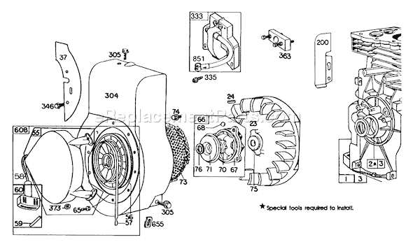 Toro 62923 (8000001-8999999)(1988) Blower-Vacuum Page H Diagram