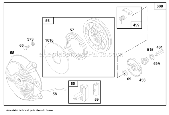 Toro 62924 (8900001-8999999)(1998) Blower-Vacuum Page I Diagram