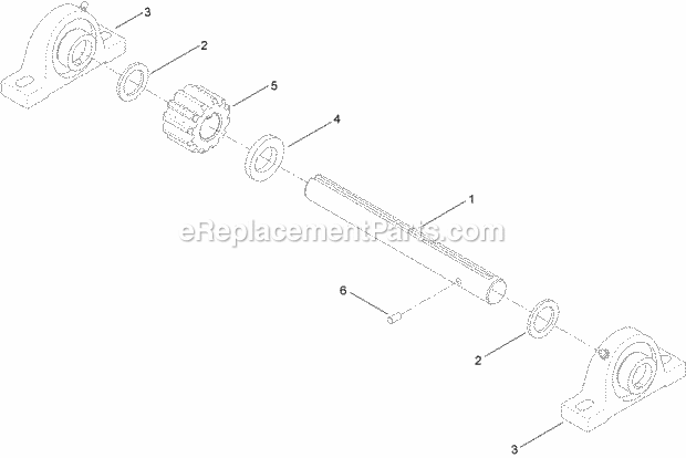 Toro 68013 (314000001-314999999) Mm-655h-s Mortar Mixer, 2014 Pinion Assembly No. St21471 Diagram